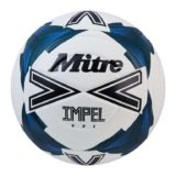 Mitre Adult Impel One 24 Football, White/Black/Tidal Teal