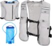 MoKo Running Hydration Vest, Lightweight Running Backpack with 1.5L Water Bladder, Adjustable Breathable Water Vest