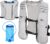 MoKo Running Hydration Vest, Lightweight Running Backpack with 1.5L Water Bladder, Adjustable Breathable Water Vest