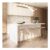 Modern 180 Cm Wood Kitchen Island with Storage, White