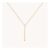 Molten Charm Lariat Necklace in Gold