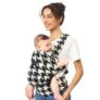 Momcozy BC001 Baby Carrier, Houndstooth Pattern – w/Coupon