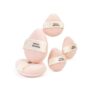 Momos Workshop Rosy Reverie 5-Piece Egg-Shaped Makeup Sponge Set