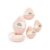 Momos Workshop Rosy Reverie 5-Piece Egg-Shaped Makeup Sponge Set