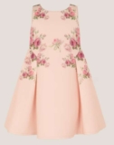 Monsoon Baby Molly Floral Sleeveless Scuba Dress, Multi