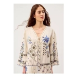 Monsoon Julie Embroidered Midi Kaftan