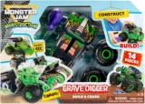 Monster Jam Monstruction Build & Crash Grave Digger 8-Inch