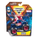 Monster Jam Original Monster Truck, Marvel Superhero Design, 1:64, Black