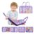 Montessori Busy Book for Toddlers, Sensory Fine Motor Toy Purple