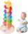 Montessori Sound Tree, Wooden Music Tree Rainbow Singing Tree Toys Wooden Rolling Ball Drop Toy Colorful Rolling Ball Tower Musical Tree Ball Toy for Kids Girls Boys Gift For All (C)