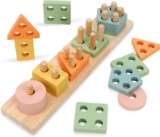 Montessori Toys for Boy Girl,Learning Educational Toys for Toddler Gifts,Wooden Shape Sorter Toys —Christmas Easter Birthday Gift