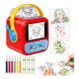 MoonLull AI Voice Sticker Printer for Kids, 2.4-Inch Screen