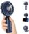 Morelax Hand Held Fan, Portable Handheld USB Rechargeable Mini Fan with 6 Speeds, 90 Foldable Desk Fan with LED Display, 4000mAh 5-in-1 Personal Pocket Fan for Home Office Bedroom Outdoor Travel,Blue