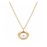 Morgan Pearl Necklace – Gold