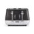 Morphy Richards Cassini 4-Slice Toaster, 6 Power Levels, Black