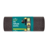 Morrisons 70L Tie Top Refuse Sack 20 Pack