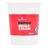 Morrisons Single Cream, 300ml
