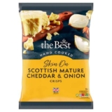 Morrisons The Best Crisps 125g – Sea Salt / Cheddar & Onion / Sea Salt & Vinegar / Thai Sweet Chilli