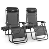 Mosii Sun Loungers For Garden Chairs Set of 2, Heavy Duty Zero Gravity Chairs – Sold and Fulfilled by Made To Inspire