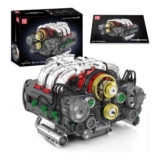 Mould King Boxer Engine Building Blocks Kit with Battery Motor