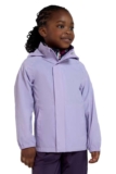 Mountain Warehouse Pakka Kids Waterproof Rain Jacket Lightweight Coat with Reflective Details, Easy to Pack – Mountain Warehouse / FBA