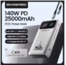 Movespeed M25Pro 3-Port 140W PD 3.1 25000mAh (Rated 14000mAh, 92.5Wh) Power Bank / CCC Version £49.73 – Sold By Movespeed Store (w/Code)