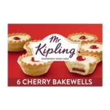 Mr Kipling Cherry Bakewell Tarts 6 Pack