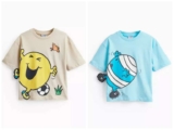 Mr Men & Little Miss – Mr Happy / Mr Bump Football Print Short Sleeve T-Shirt 1-7 Years Free C&C