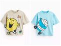 Mr Men & Little Miss – Mr Happy / Mr Bump Football Print Short Sleeve T-Shirt 1-7 Years Free C&C