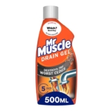 Mr Muscle Drain Unblocker 500ml, Heavy Duty Fast Acting Gel Sink Unblocker (£2.25 – £1.75 S/S)