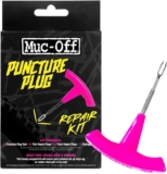 Muc-Off Puncture Plug Tire Repair Kit for tubeless tires Includes 2-in-1 puncture plug/reamer tool, 10 puncture plugs & case