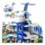 Multi Dyzi Kids Aeroplane Race Track Toy with 8 Cars