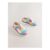 Multi Rainbow Shimmer Standard Fit (F) T-Bar Shoes