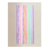 Multi Tie Dye-Effect Cotton Beach Towel