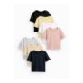 Multicoloured Jersey T-Shirts 7-Pack for 2-3 Years