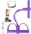 Multifunction Abdominal Trainer & Tension Rope, 6-Tube Elastic Resistance Band with Pedal Puller, Full Body Workout Equipment for Home, Yoga, Sit-Ups, Weight Loss, Strength & Stretching Training