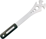 Multifunctional Pedal Wrench for Road Bikes & MTBs – 6-in-1 Stainless Steel with Clipless Pedal Adapter (15mm/9/16) – Extended (320mm) & Sturdy (356g)