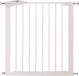 Munchkin Stair Gate Maxi Secure Toddler & Baby Gate 76-82cm extends up to 117cm, White