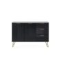 Murano Large Sideboard 1.2m – Matt Black