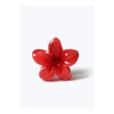 Muse Girls Red Flower Claw Clip