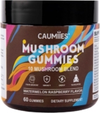 Mushroom Complex Gummies (60 Count) Individually Wrapped, Immune Support, Cognitive & Focus Support, Stress Balance, Natural Mushroom Blend, Watermelon Raspberry Flavor