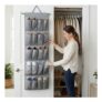My Home Overdoor Organiser Grey