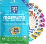 NATPAT Buzz Patch Mosquito Patch Stickers for Kids – The Original All Natural Citronella Essential Oil Insect Patch, Plant Based Ingredients, Non-Toxic, DEET Free, for Toddlers, Kids – 48 Count