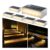 NATPOW 6-Pack Solar Stair Lights, Warm White, Outdoor IP65