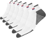 NAVYSPORT 6 Pairs Mens Cotton Ankle Trainer Socks Cushioned Sports & Running Socks DRI-WIK Moisture Wicking Reinforced Heel & Toe Breathable & Durable Sizes 6-11 & 9-12