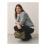 NEXT Green Leather Slouchy Cross-Body Bag