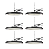 NFOIEIS 150W UFO LED High Bay Light 22500LM IP65 Waterproof