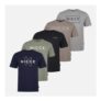 NICCE Mens Gilder Five-Pack T-Shirts – Multi Colour