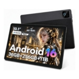 NIDUBIO Android Tablet, 10-Inch, Octa-Core, 36GB RAM, 256GB ROM