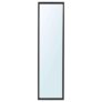 NISSEDAL Mirror, black, 40×150 cm – Free C&C